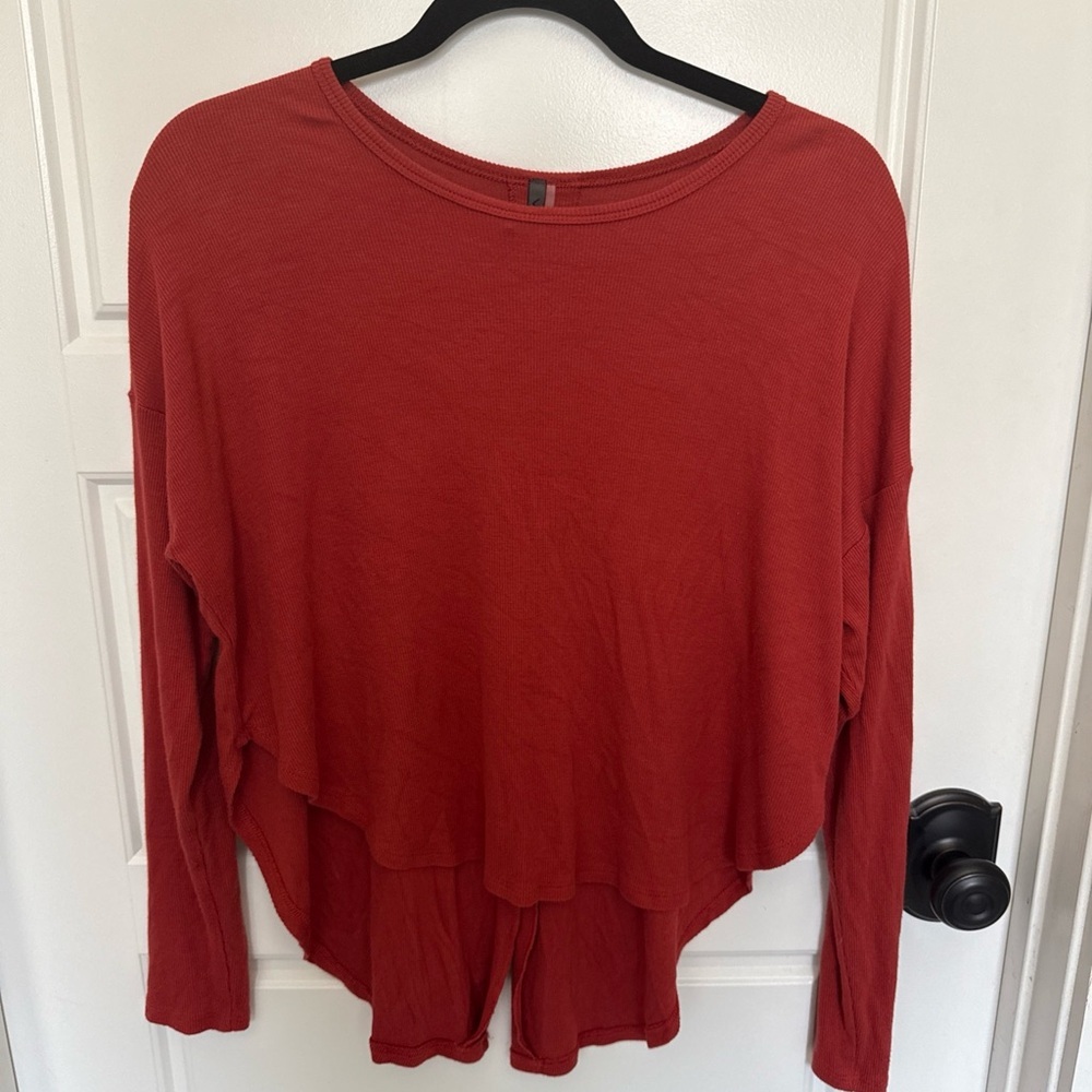 Vimmia Deep Red/orange Long Sleeve Top